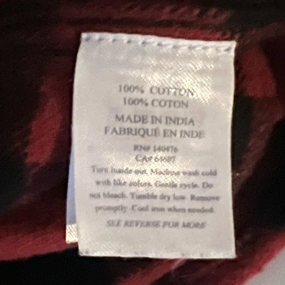 FAHERTY Women’s Daly Shirt Collins Plaid Red and Black Cotton Flannel Size Large - Picture 10 of 15